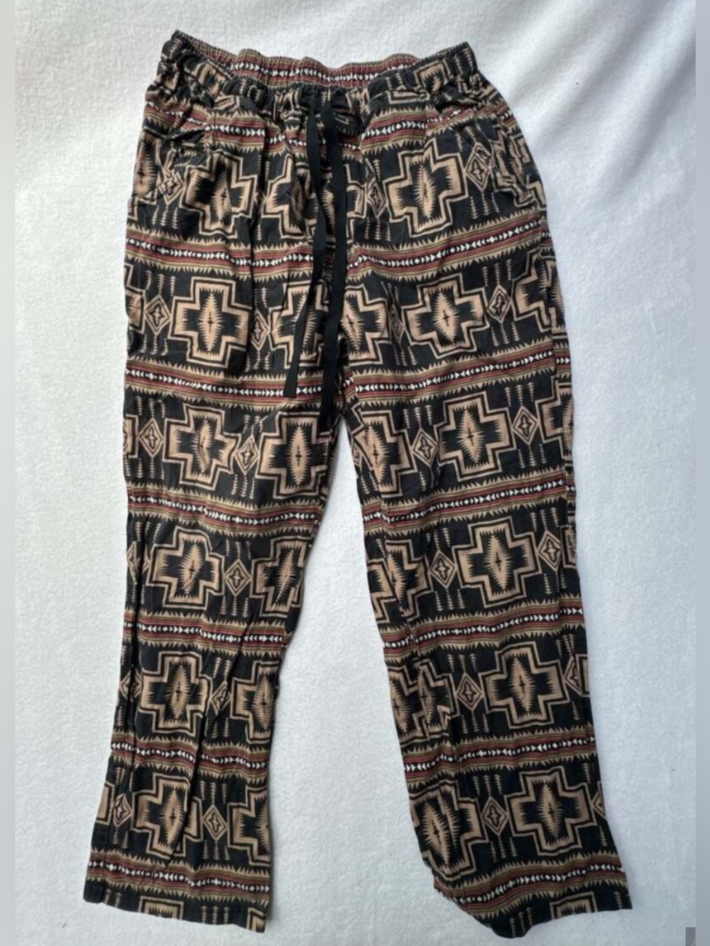 Pendleton Woolen Mills Southwestern Pattern Drawstring Lounge Pants